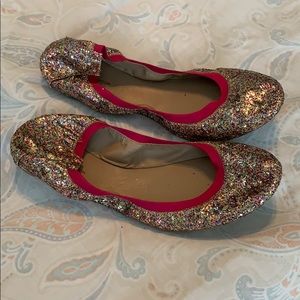 Women’s size 10 bcbg glitter flats